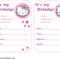 Free Hello Kitty Invitations Download Intended For Hello Kitty Birthday Card Template Free