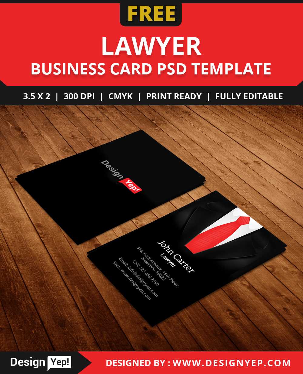 Free Lawyer Business Card Template Psd – Designyep Inside Legal Business Cards Templates Free