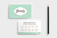 Free Loyalty Card Templates - Psd, Ai &amp; Vector - Brandpacks for Customer Loyalty Card Template Free