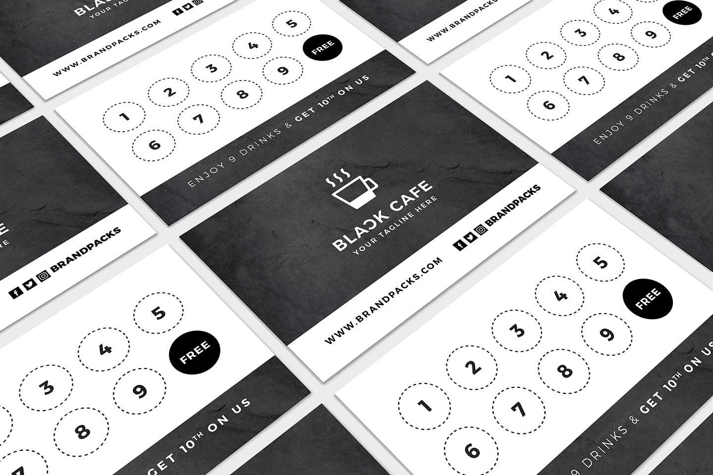 Free Loyalty Card Templates – Psd, Ai & Vector – Brandpacks In Loyalty Card Design Template