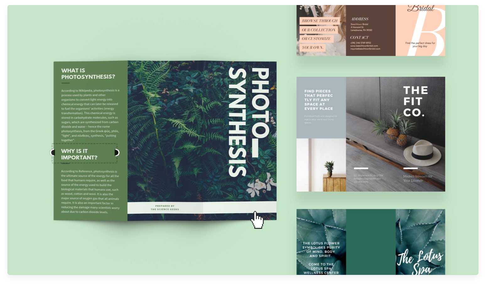 Free Online Brochure Maker: Design A Custom Brochure In Canva Pertaining To Product Brochure Template Free