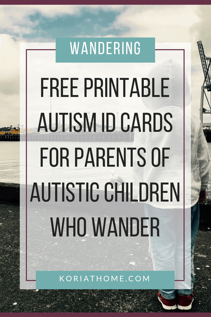 Free Printable Autism Id Cards For Parents Of Autistic Children With Medical Alert Wallet Card Template
