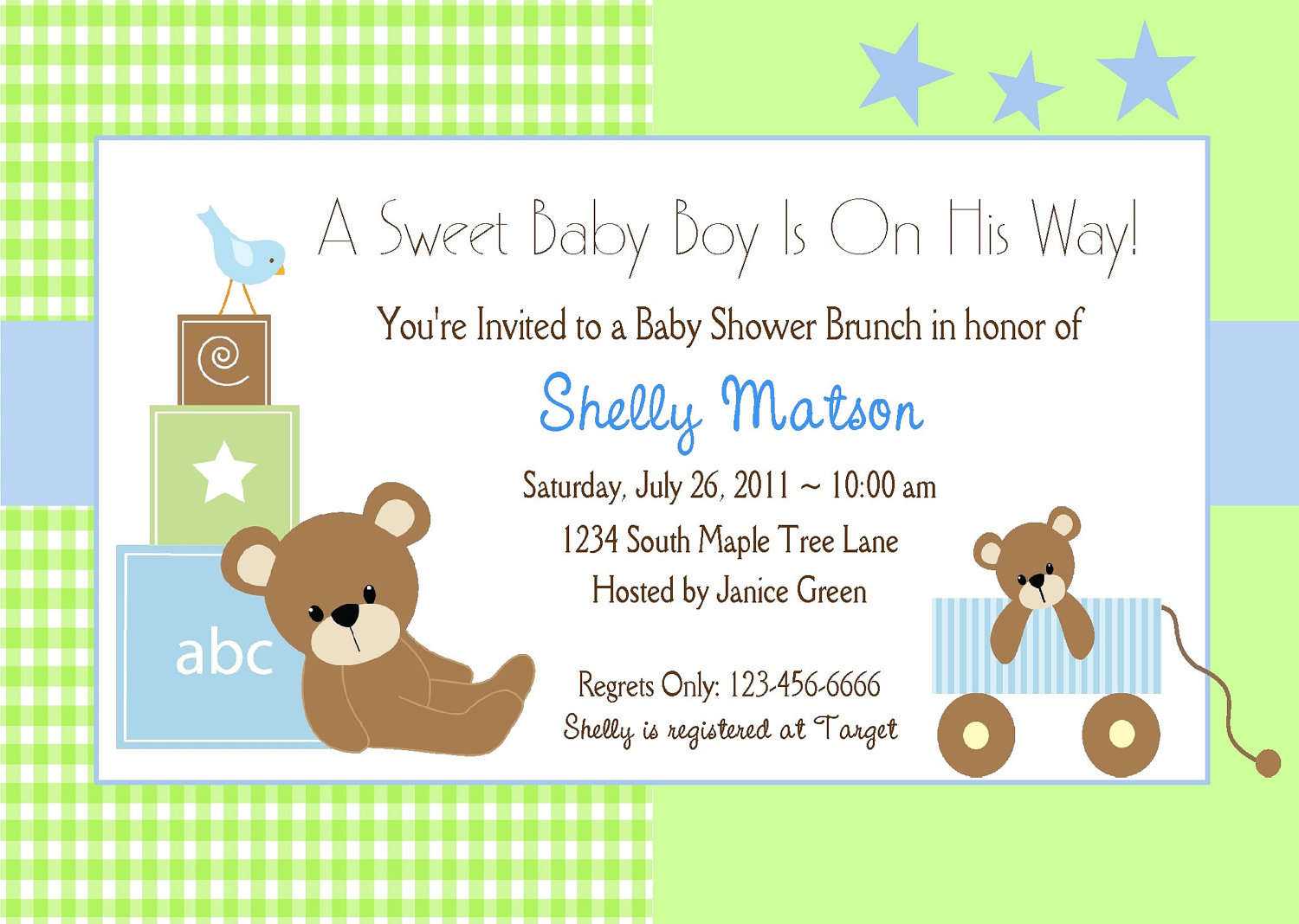 Free Printable Baby Shower Cards | Free Printable Baby Within Amscan Imprintable Place Card Template