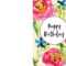 Free Printable Birthday Cards – Paper Trail Design Pertaining To Foldable Birthday Card Template