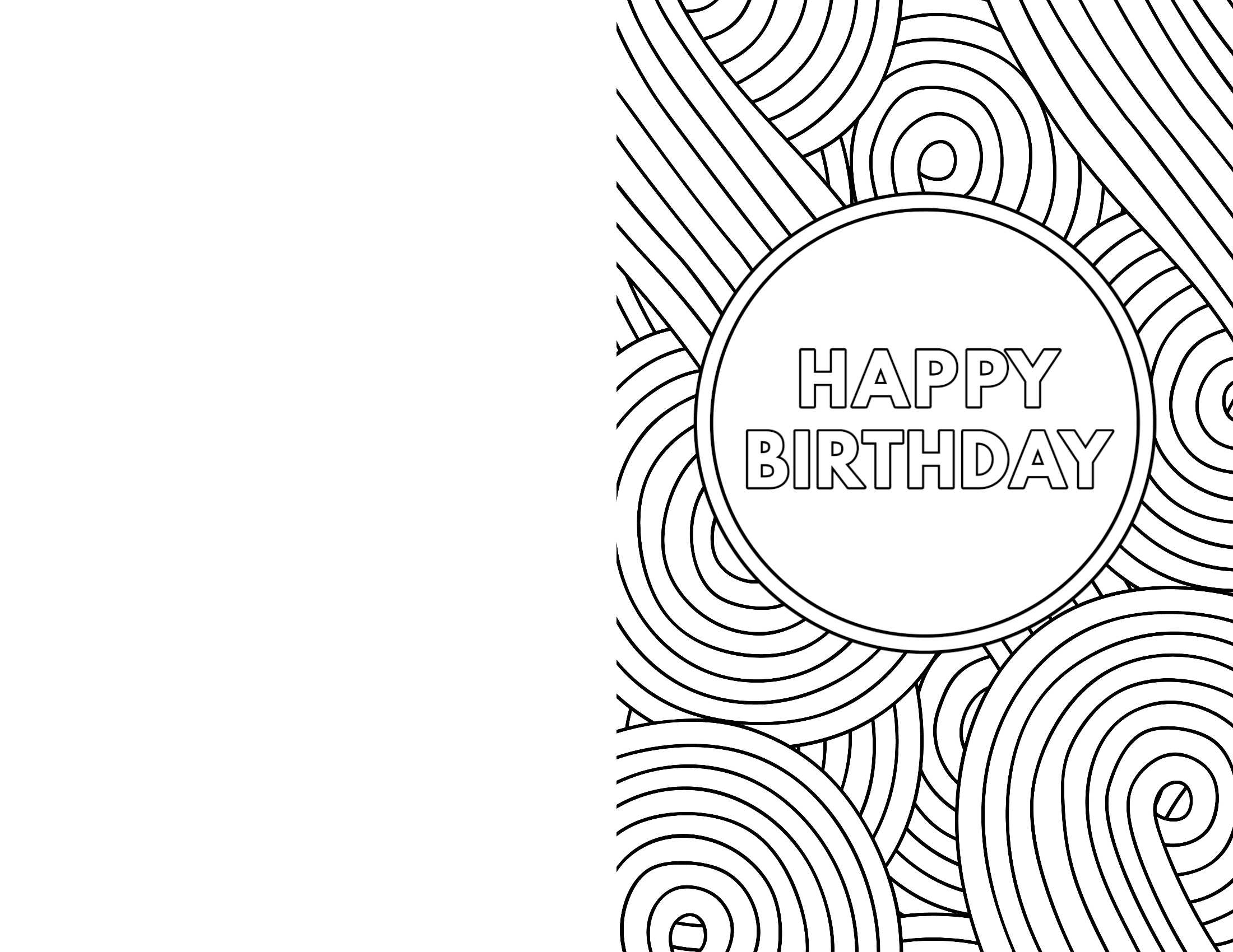 Free Printable Birthday Cards - Paper Trail Design Throughout Foldable Birthday Card Template