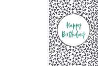 Free Printable Birthday Cards - Paper Trail Design throughout Foldable Birthday Card Template