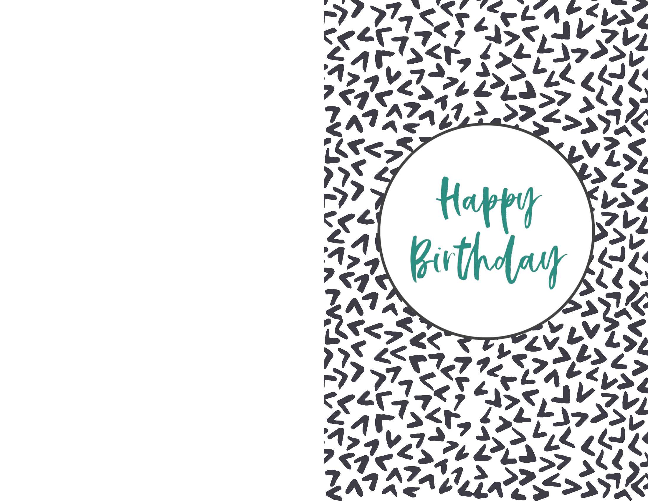 Free Printable Birthday Cards - Paper Trail Design Throughout Foldable Birthday Card Template