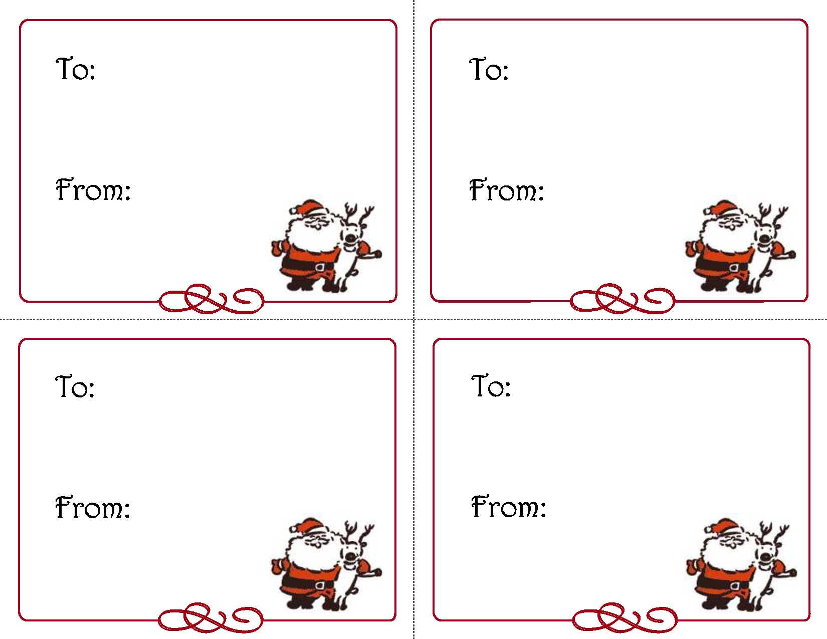 Free Printable Christmas Gift Cards Templates – Christmas Inside Homemade Christmas Gift Certificates Templates