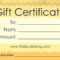 Free Printable Massage Gift Certificate Templates For Massage Gift Certificate Template Free Printable
