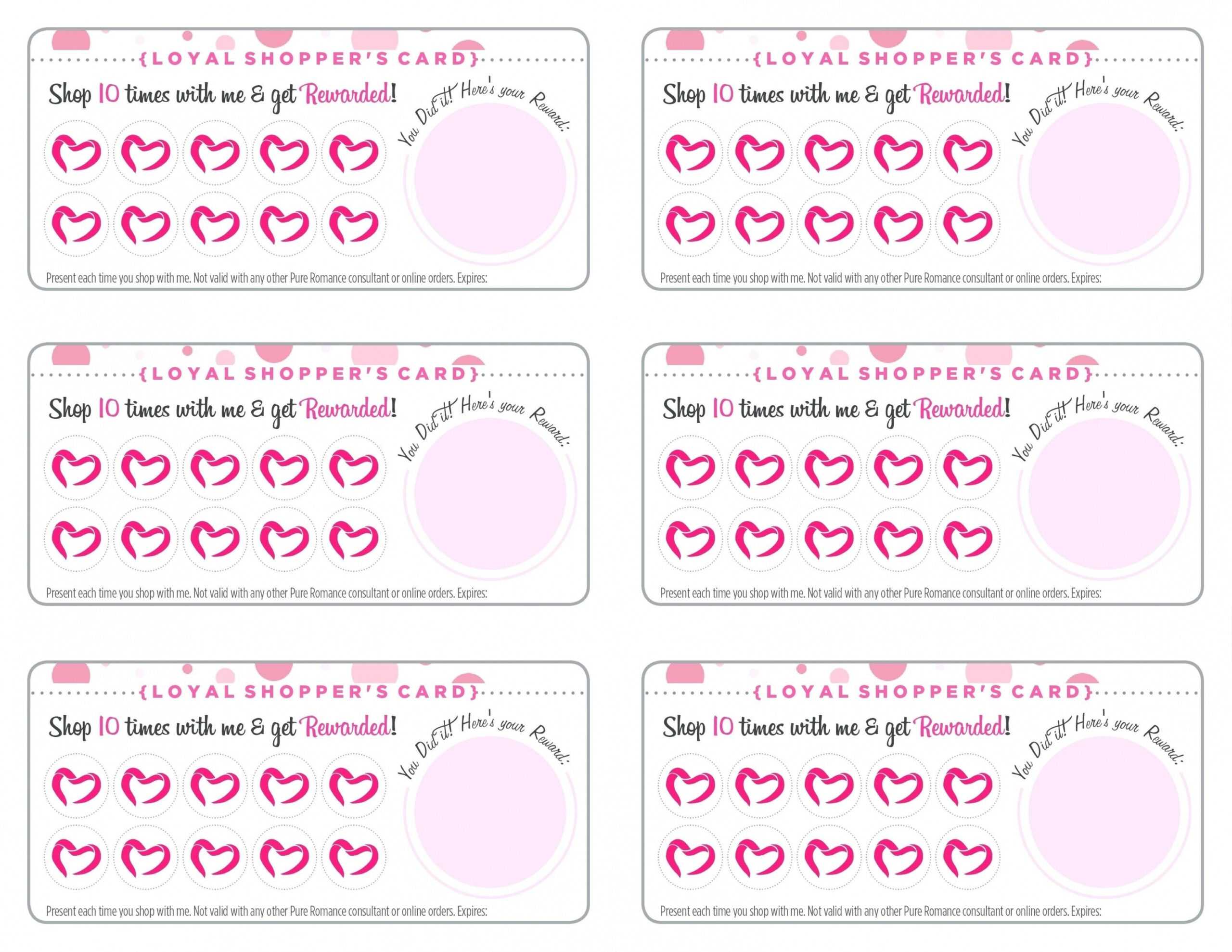 Free Printable Punch Card Template – Carlynstudio Inside Free Printable Punch Card Template