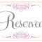 Free Printable Reserved Table Signs Reserved Cards For pertaining to Reserved Cards For Tables Templates