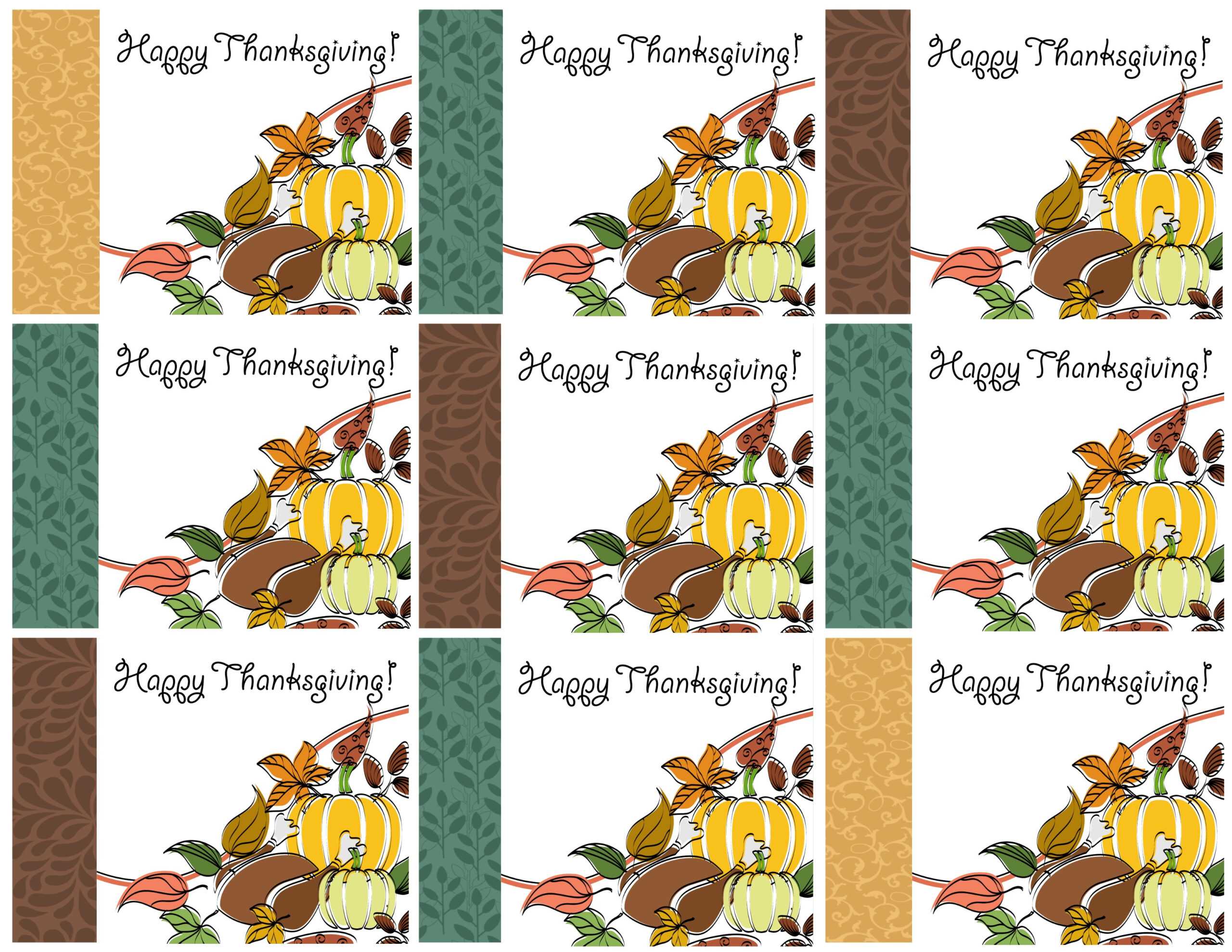 Free Printable Thanksgiving Place Cards — Also Great For With Thanksgiving Place Card Templates