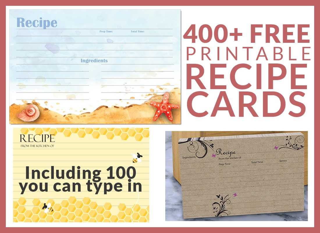 Free Recipe Cards – Cookbook People Inside Free Recipe Card Templates For Microsoft Word