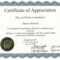 Free Sample Certificates Certificate Of Recognition Template Regarding Sample Certificate Of Recognition Template