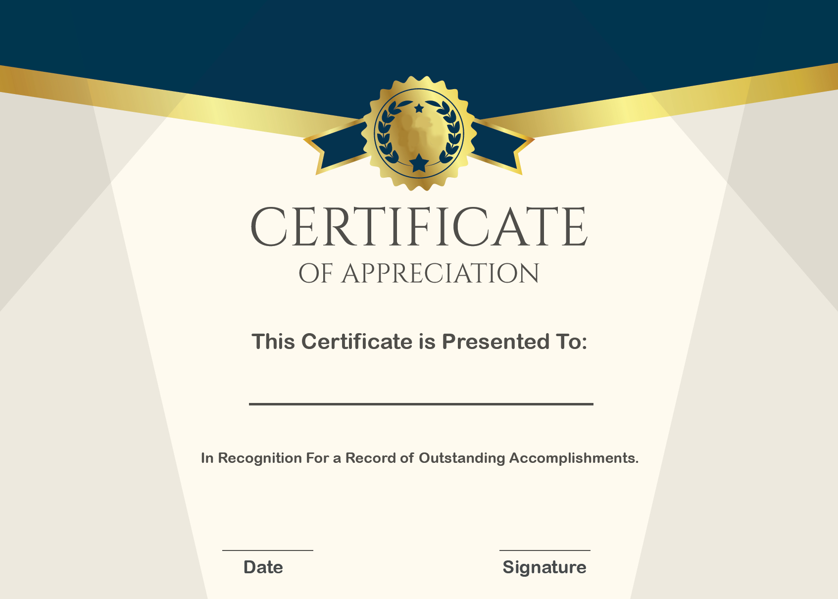 Free Sample Format Of Certificate Of Appreciation Template With Regard To Certificate Of Appreciation Template Doc