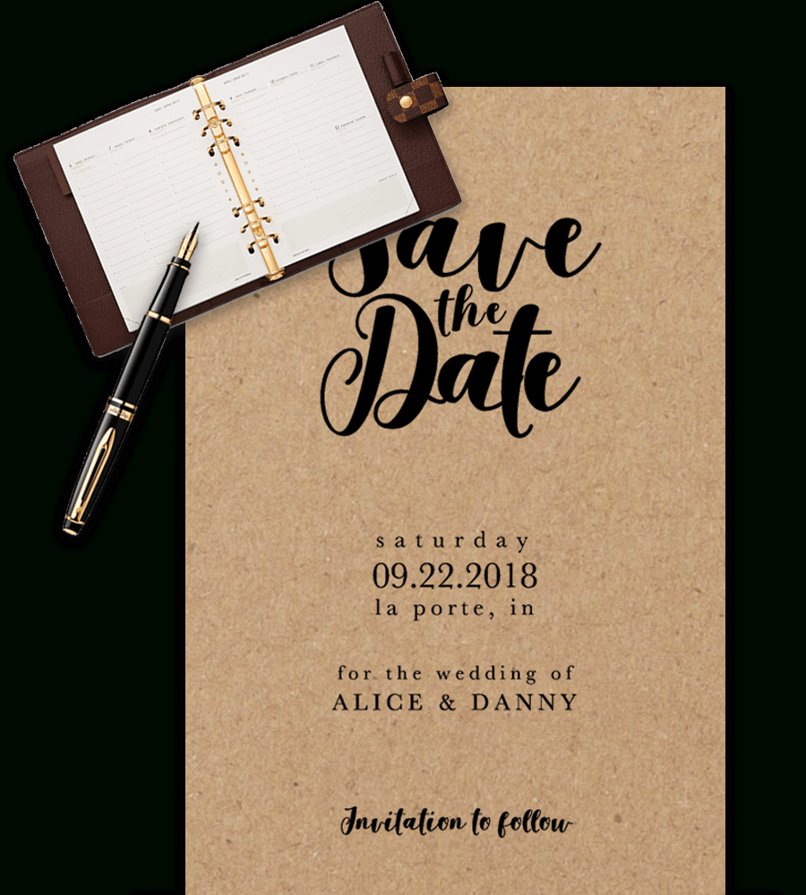 Free Save The Date Templates – Beyti.refinedtraveler.co Within Save The Date Cards Templates