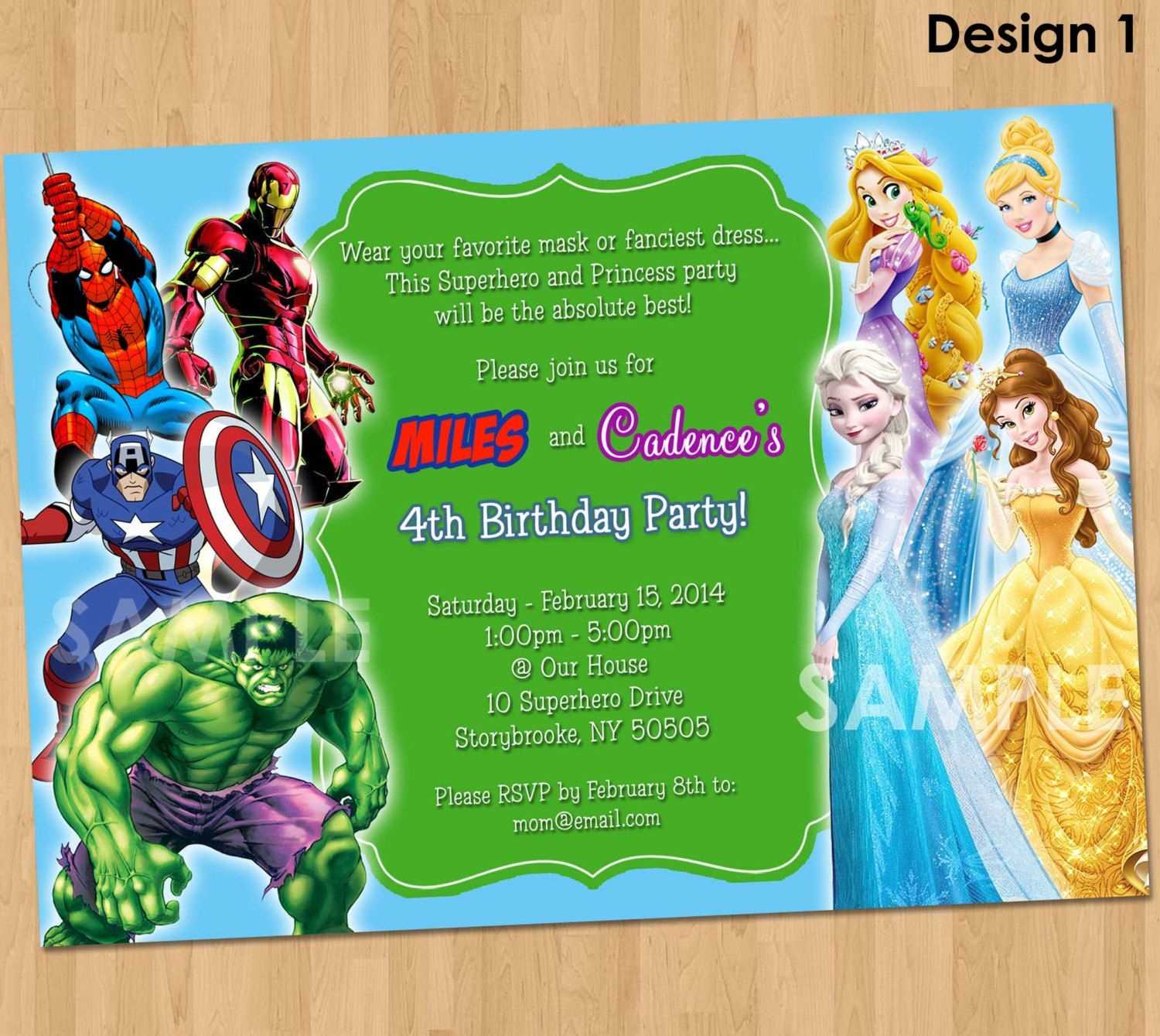 Free Superhero Birthday Invitations – Beyti.refinedtraveler.co For Superhero Birthday Card Template