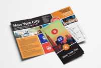 Free Travel Trifold Brochure Template For Photoshop in Travel And Tourism Brochure Templates Free