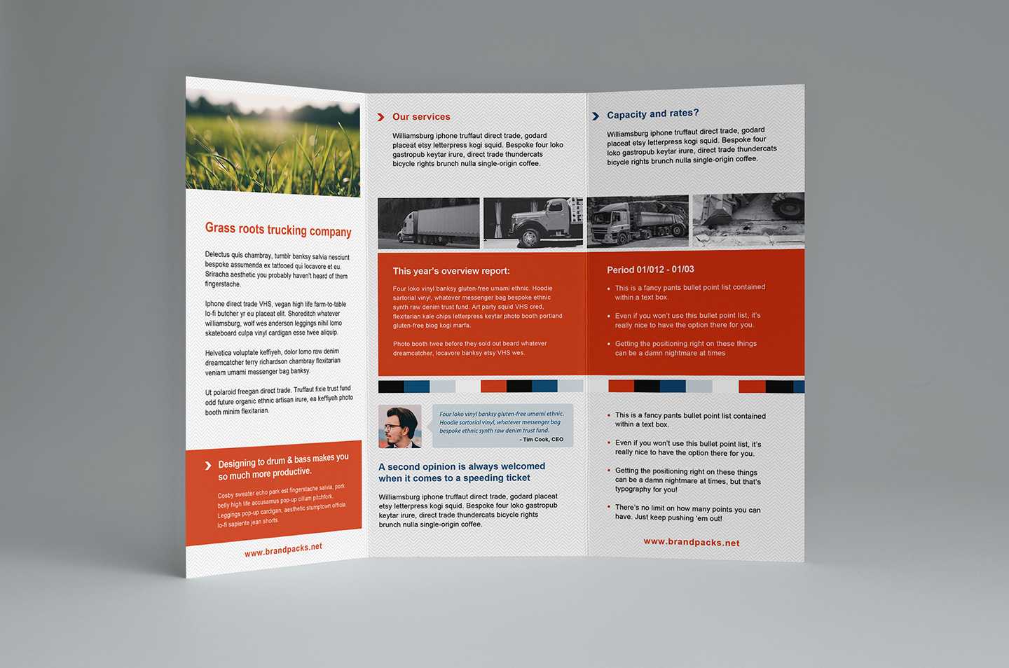 Free Trifold Brochure Template In Psd, Ai & Vector – Brandpacks In 3 Fold Brochure Template Free