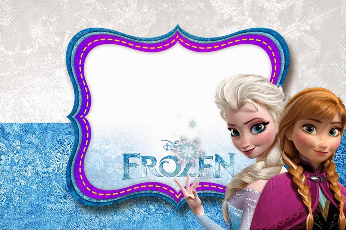 Frozen Birthday Party Invitation Free Printable With Frozen Birthday Card Template