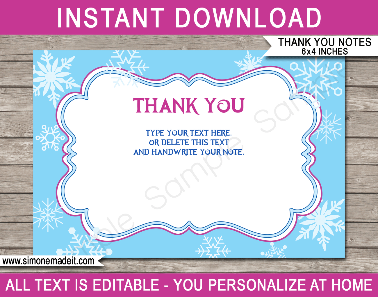 Frozen Party Thank You Cards Template With Soccer Thank You Card Template