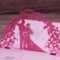 Fuchsia Invitation Wedding Card Laser Cut Art Paper 3D Pop In Wedding Pop Up Card Template Free