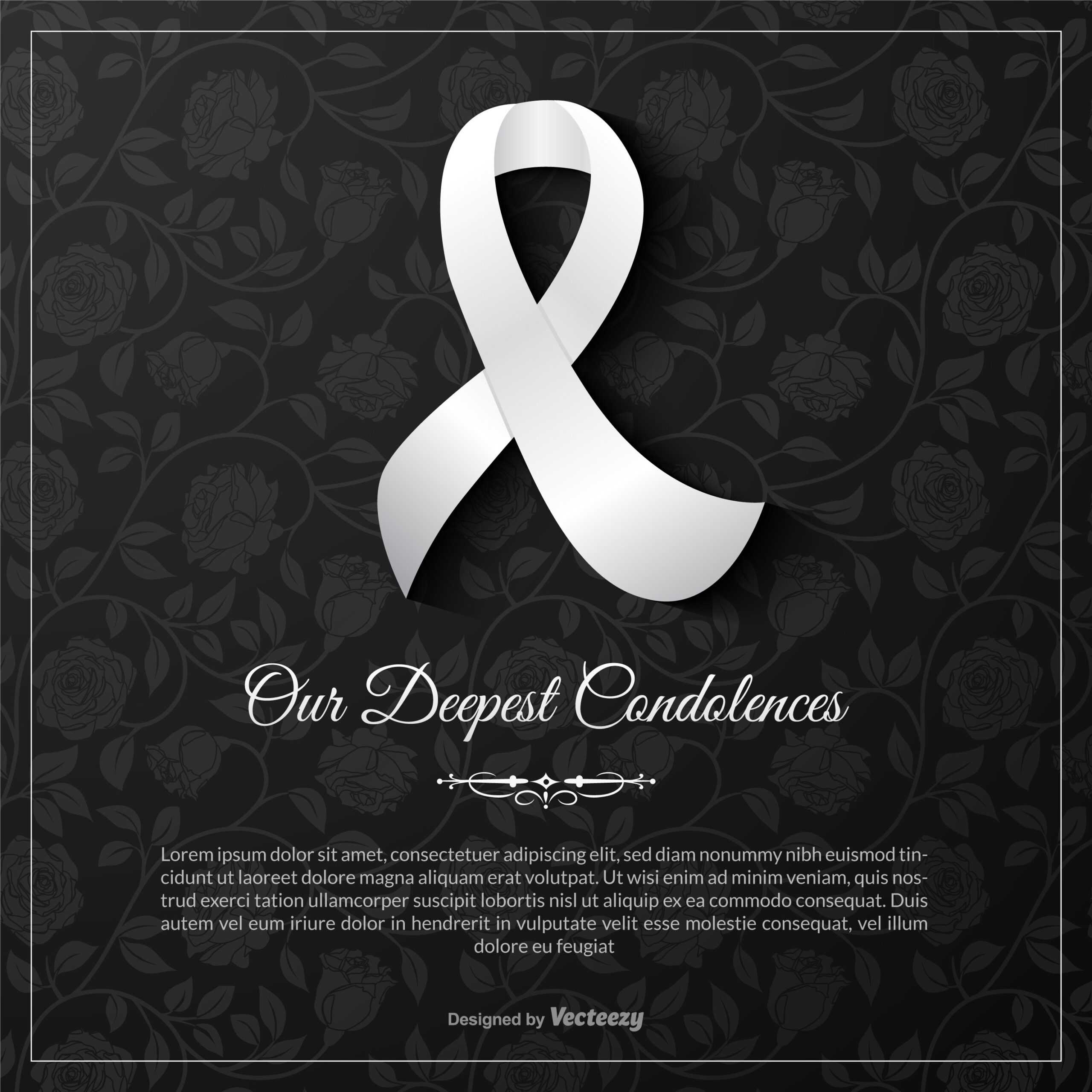Funeral Card Free Vector Art – (55 Free Downloads) Pertaining To Sorry For Your Loss Card Template