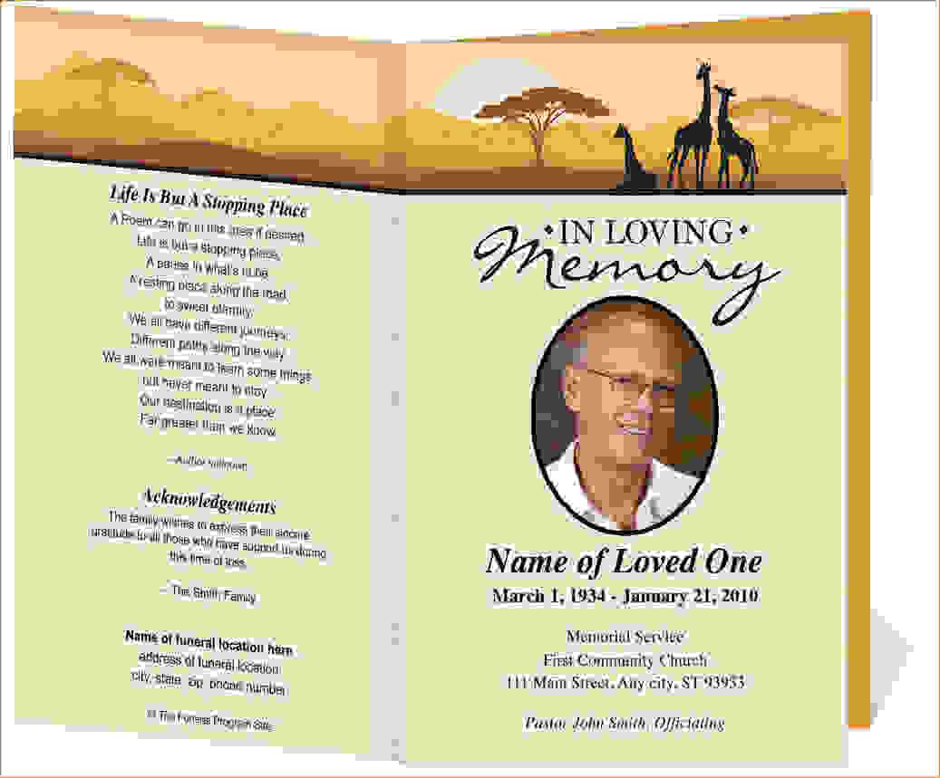 Funeral Invitation Templates Within Funeral Invitation Card Template