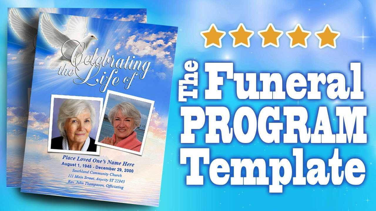 Funeral Program Template | Diy Funeral Program Templates Pertaining To Free Church Brochure Templates For Microsoft Word