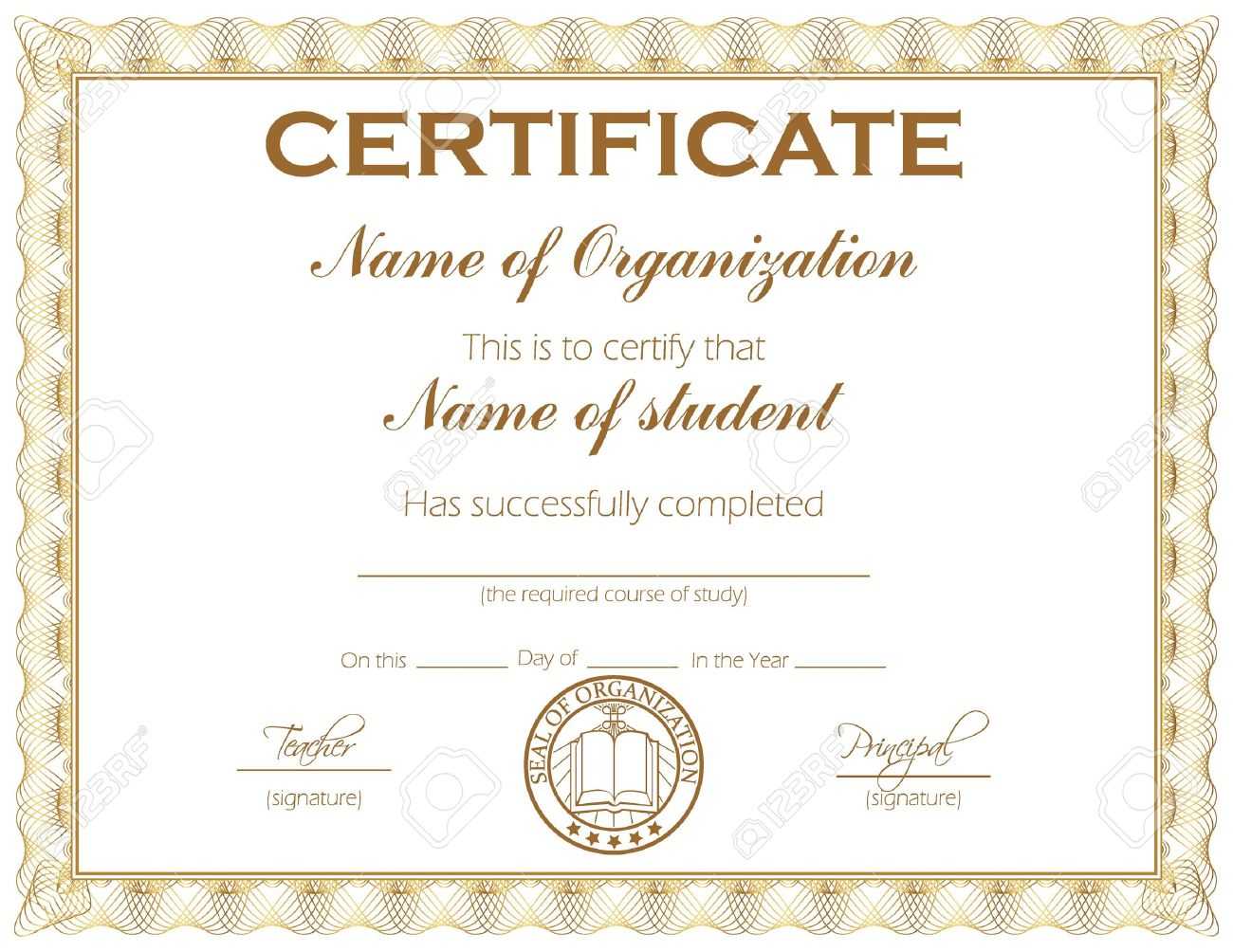 General Purpose Certificate Or Award With Sample Text That Can.. In Sales Certificate Template