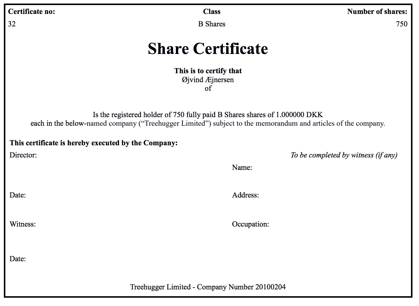 Generating Share Certificates On Capdesk Within Template For Share Certificate