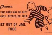 Get Out Of Jail Clipart with regard to Get Out Of Jail Free Card Template