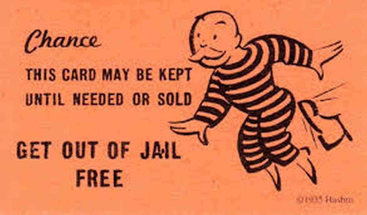 Get Out Of Jail Clipart With Regard To Get Out Of Jail Free Card Template