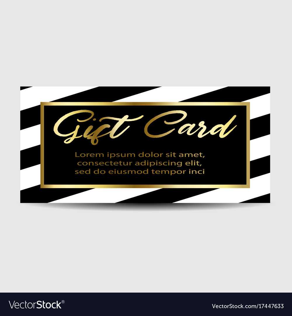 Gift Card Layout Template For Gift Card Template Illustrator