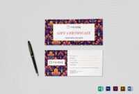 Gift Certificate Template throughout Indesign Gift Certificate Template
