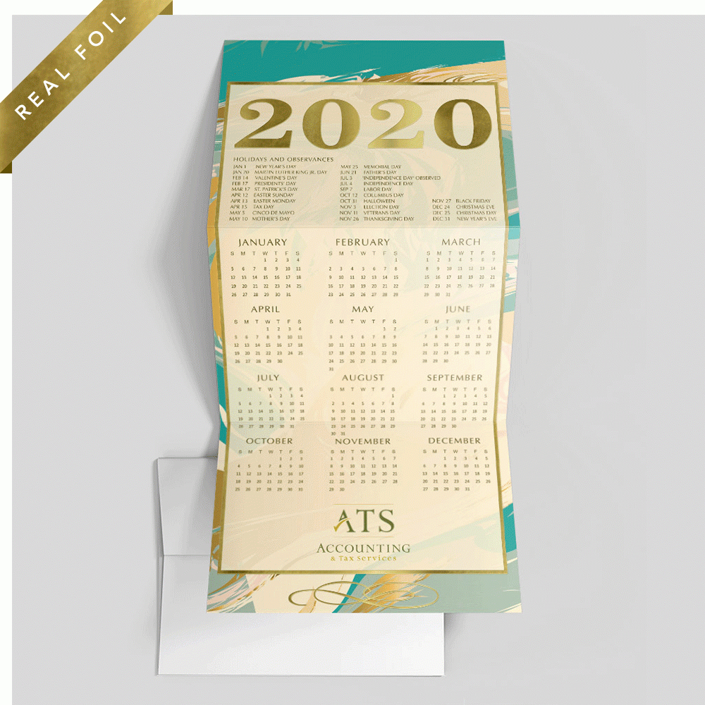 Golden Days Calendar Card In Recollections Cards And Envelopes Templates