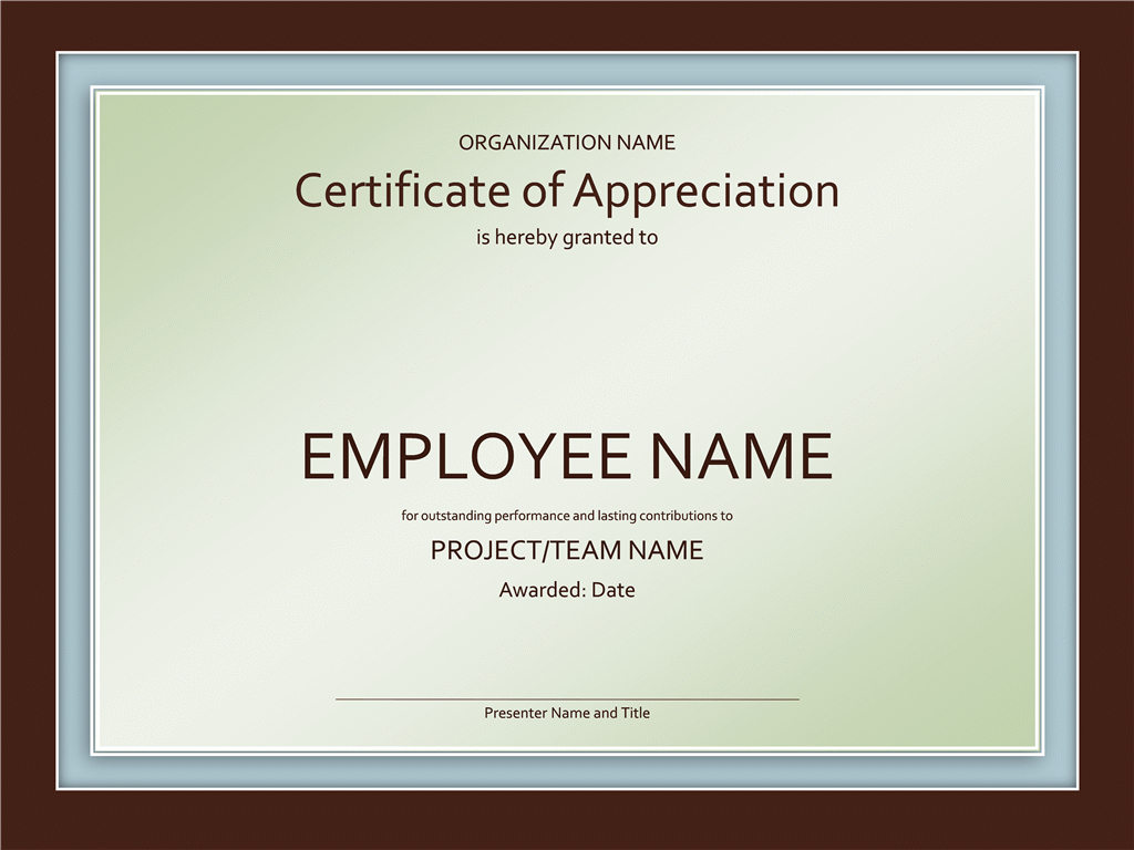 Great Job New Award Certificates Template For Employee Anniversary Certificate Template