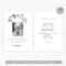 Greenery Memorial Funeral Card Template In Remembrance Cards Template Free