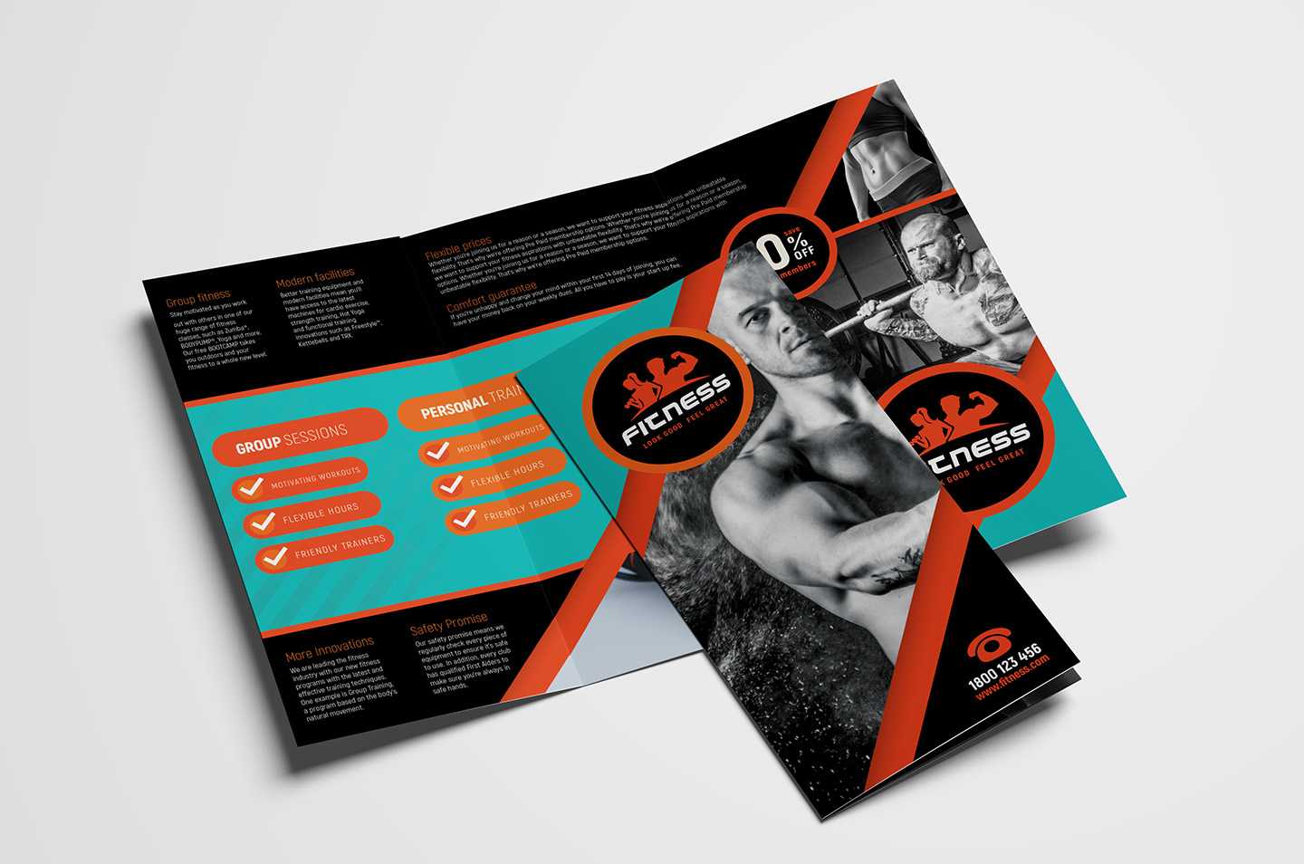 Gym / Fitness Tri Fold Brochure Template In Psd, Ai & Vector Regarding Membership Brochure Template