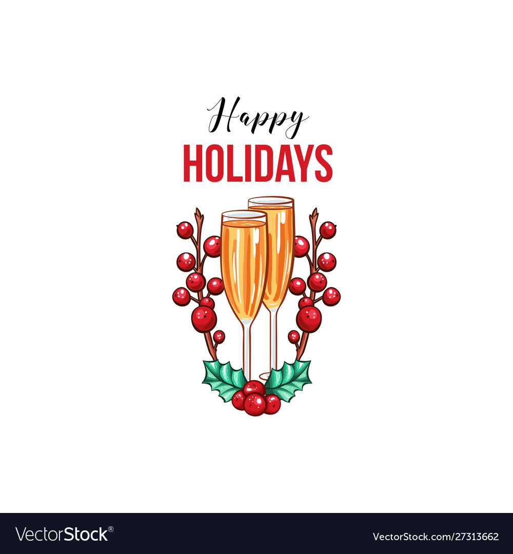 Happy Holidays Greeting Card Template Pertaining To Happy Holidays Card Template