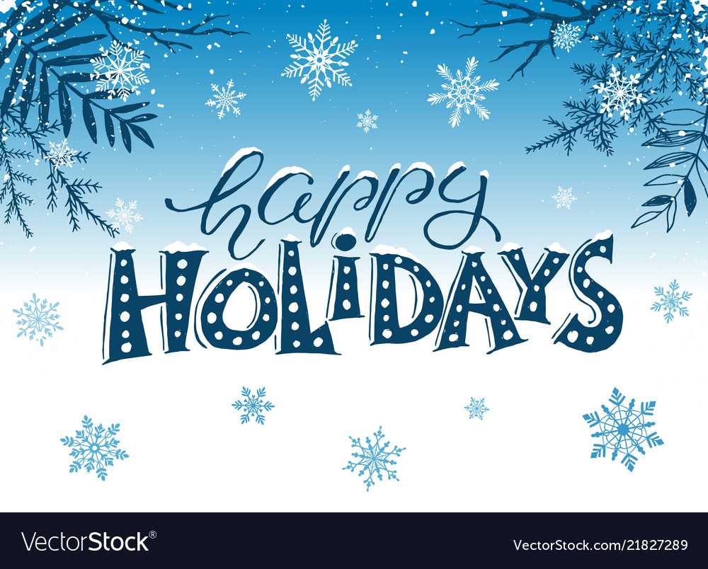 Happy Holidays Greeting Card With Free Holiday Photo Card Templates