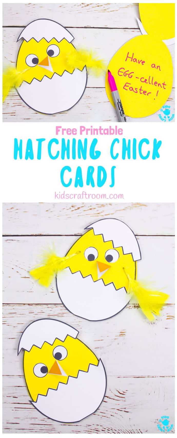 Hatching Chick Easter Card Craft – Kids Craft Room For Easter Chick Card Template