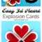 Heart Pop Up Valentine Card – Red Ted Art For Heart Pop Up Card Template Free