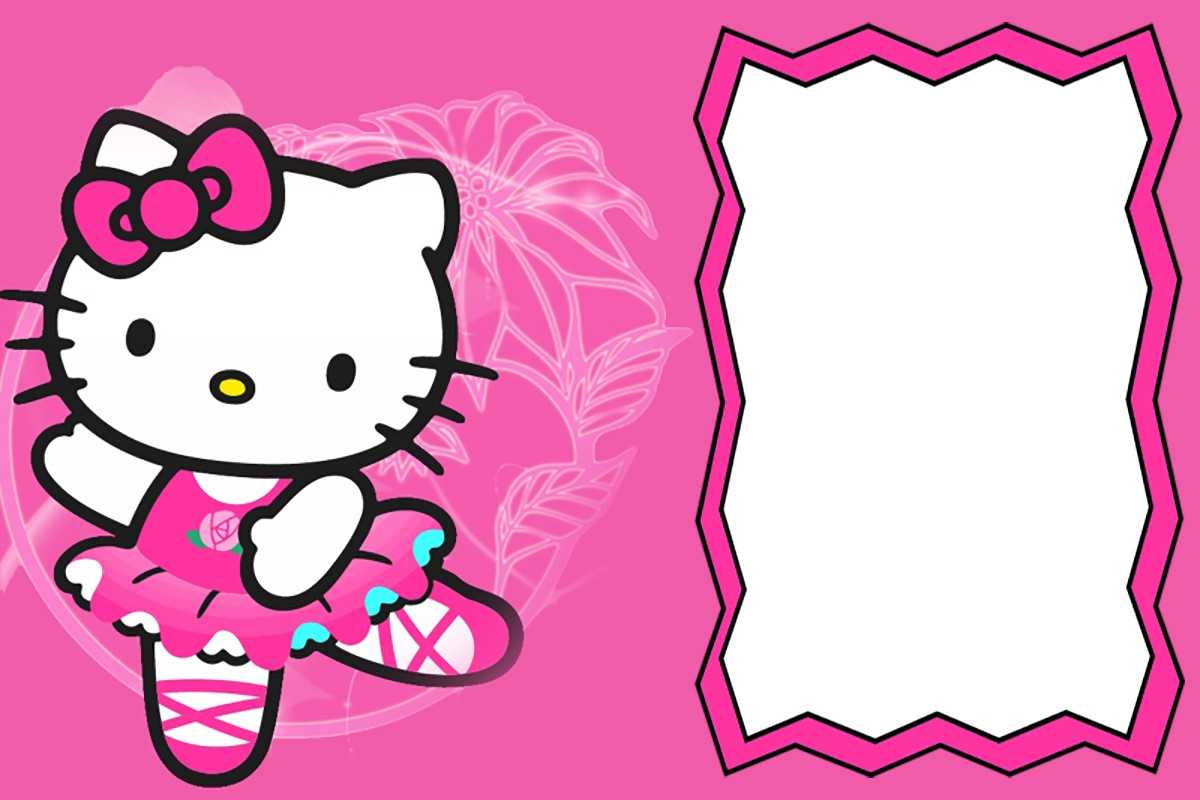 Hello Kitty Free Printable Invitation Templates Within Hello Kitty Birthday Card Template Free