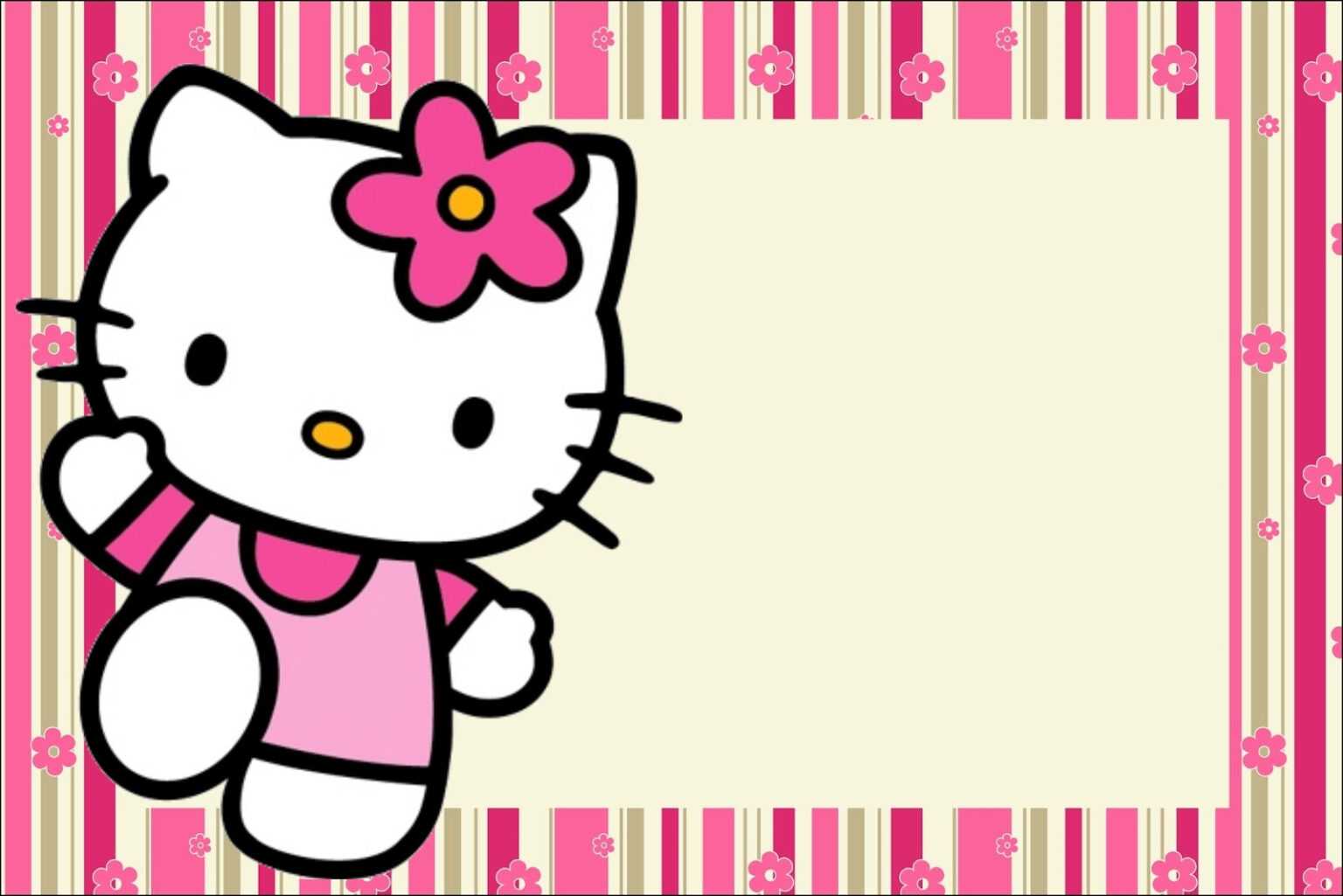 Hello Kitty Birthday Card Template Free - Great Professional Templates