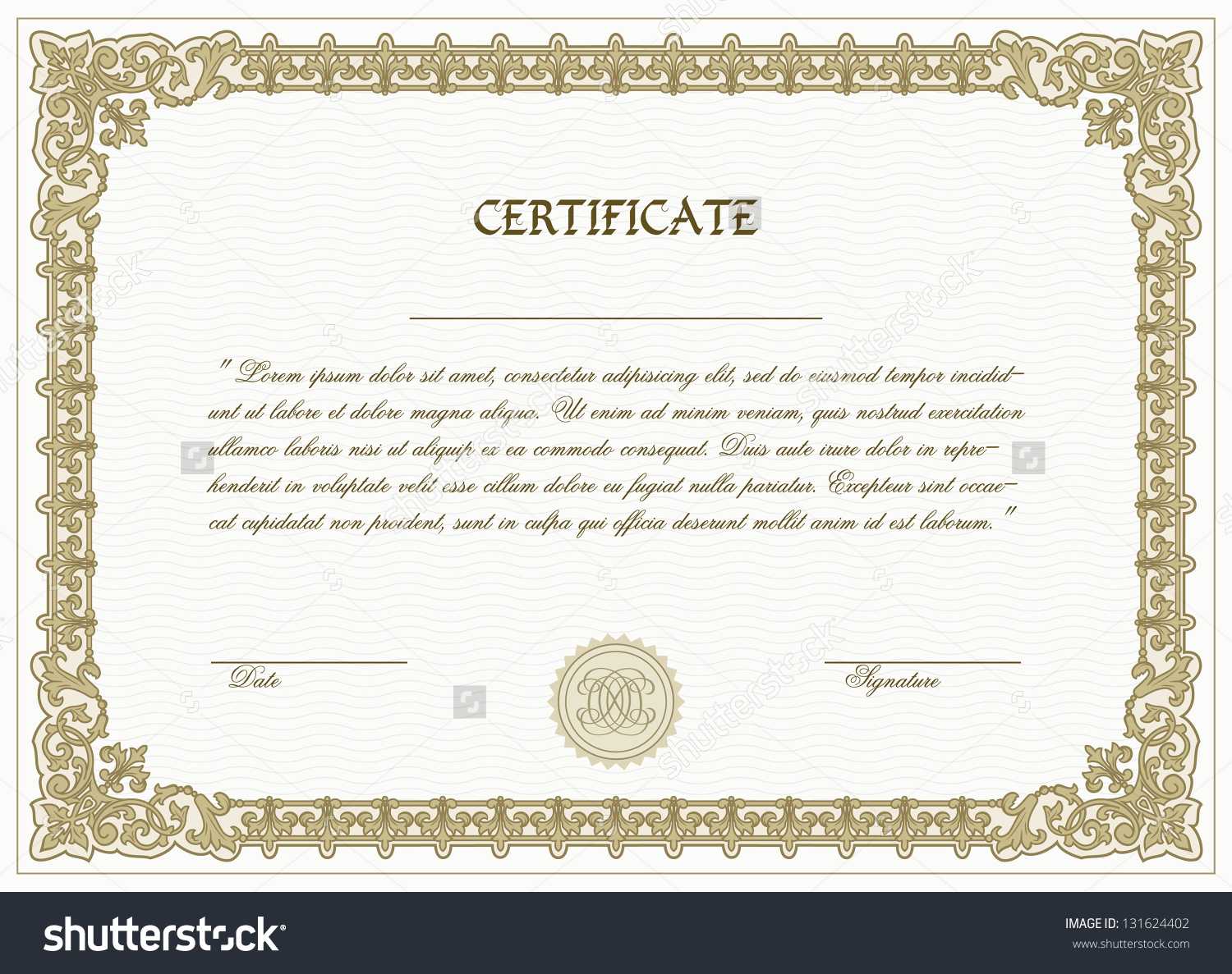 High Resolution High Res Printable Certificate Template Download Throughout High Resolution Certificate Template