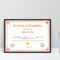 High School Diploma Certificate Template Inside Graduation Certificate Template Word