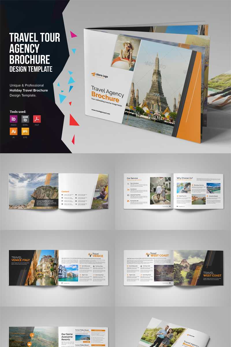 Holiday Travel Brochure Catalog Corporate Identity Template With Regard To 12 Page Brochure Template