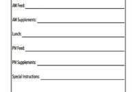 Horse Stall Cards Templates - Fill Online, Printable inside Horse Stall Card Template