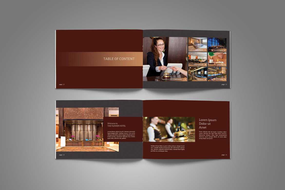 Hotel Brochure - Vsual Regarding Hotel Brochure Design Templates